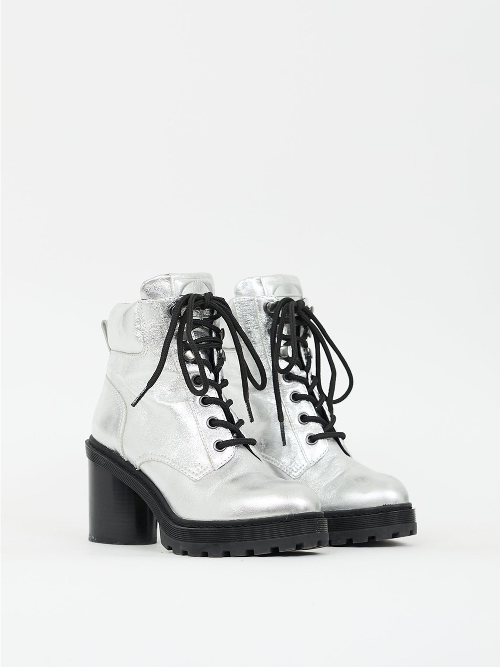 Marc Jacobs Leather Crosby Platform Boot Size 38.5